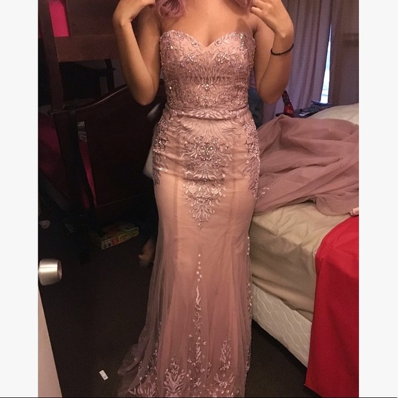 Mauve Prom Dress - Picture 2 of 2